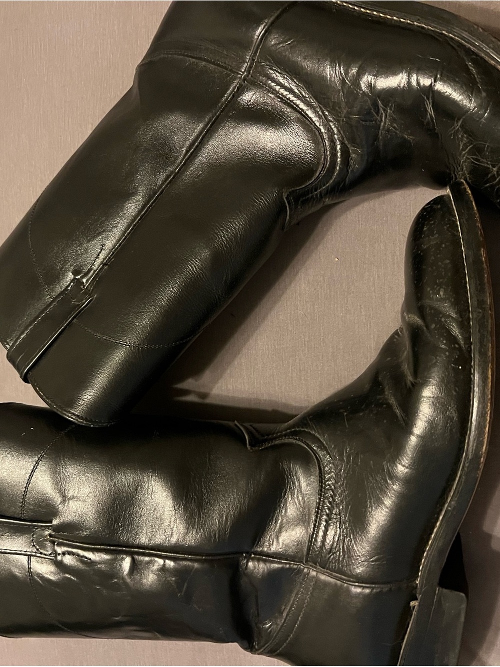 Cowboy Cowtown Black Boots M10